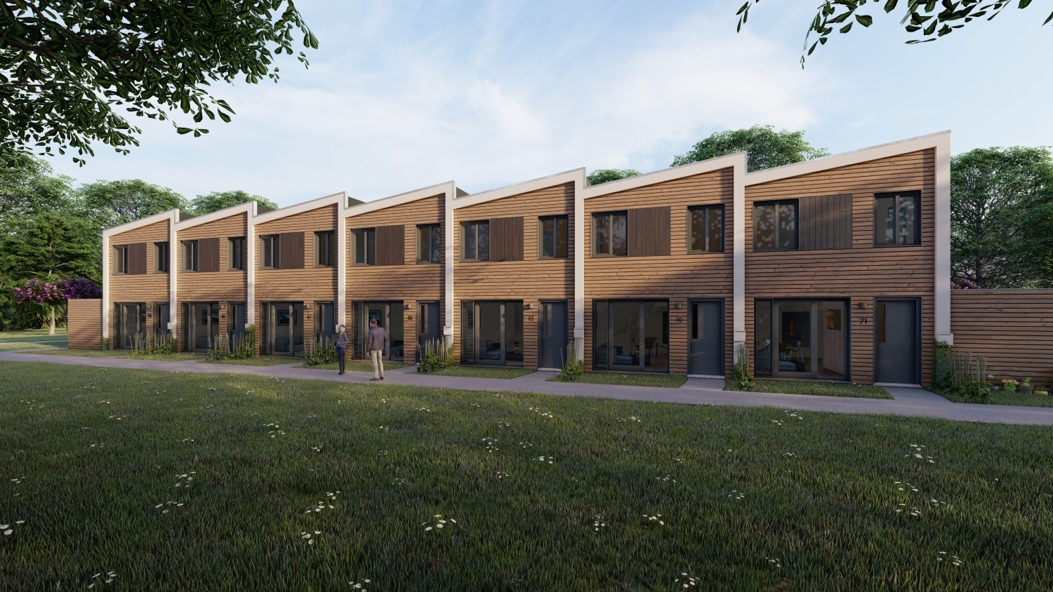 Rug-aan-rug Nerf woning in Terborg